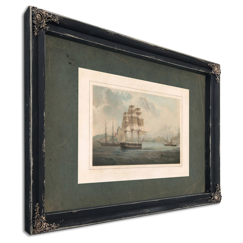 Frigate America Frigate La Rein Blanche 19th Century