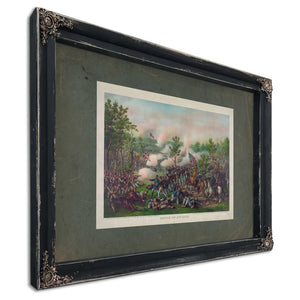 Battle of Atlantadeath of General James B Mcphersonjuly 22d 1864army of the — Ebony Framed Canvas Print | Bella Frye