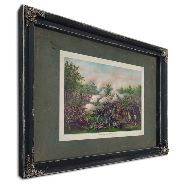 Battle of Atlantadeath of General James B Mcphersonjuly 22d 1864army of the — Ebony Framed Canvas Print | Bella Frye