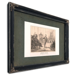 Abraham Lincoln Defending Young Armstrong 1865