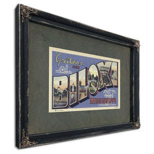 Mississippi Biloxi — Ebony Framed Canvas Print | Bella Frye
