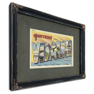 Virginia — Ebony Framed Canvas Print | Bella Frye