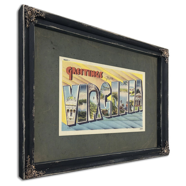 Virginia — Ebony Framed Canvas Print | Bella Frye