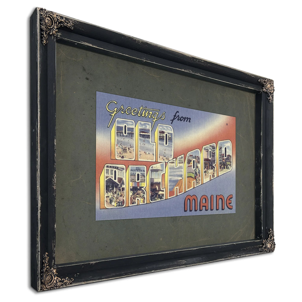 Maine Old Orchard — Ebony Framed Canvas Print | Bella Frye