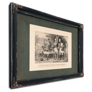 General Francis Marion of South Carolina 1876 — Ebony Framed Canvas Print | Bella Frye