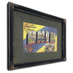 Ohio — Ebony Framed Canvas Print | Bella Frye
