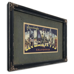 California Hollywood — Ebony Framed Canvas Print | Bella Frye