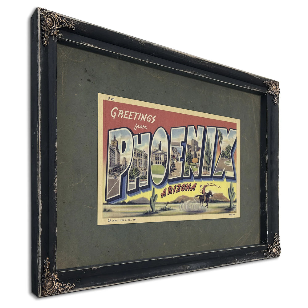 Arizona Phoenix — Ebony Framed Canvas Print | Bella Frye