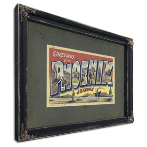 Arizona Phoenix — Ebony Framed Canvas Print | Bella Frye