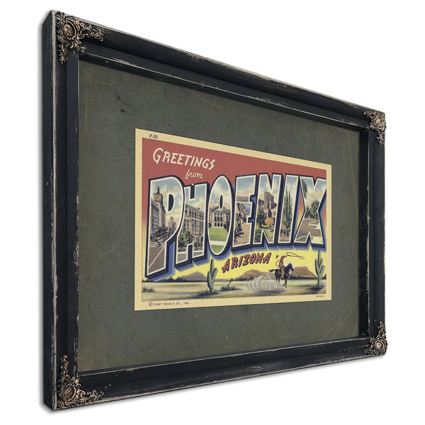 Arizona Phoenix — Ebony Framed Canvas Print | Bella Frye
