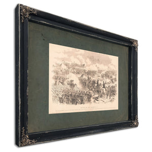 Battle of New Berne Nc 1885 — Ebony Framed Canvas Print | Bella Frye
