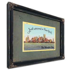 Just Arrived — Ebony Framed Canvas Print | Bella Frye
