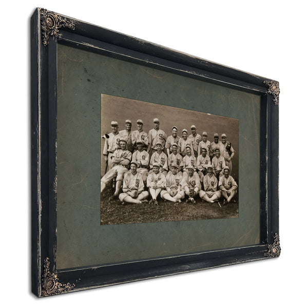 Chicago White Sox 7a38c — Ebony Framed Canvas Print | Bella Frye