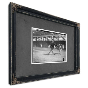 Christy Mathewson New York Nl Baseball 5 — Ebony Framed Canvas Print | Bella Frye