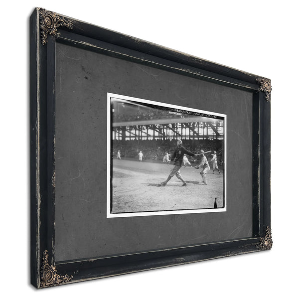 Christy Mathewson New York Nl Baseball 5 — Ebony Framed Canvas Print | Bella Frye