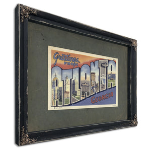 Georgia Atlanta — Ebony Framed Canvas Print | Bella Frye