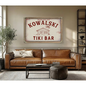 Personalized Tiki Bar Sign, Est. Year, image 3