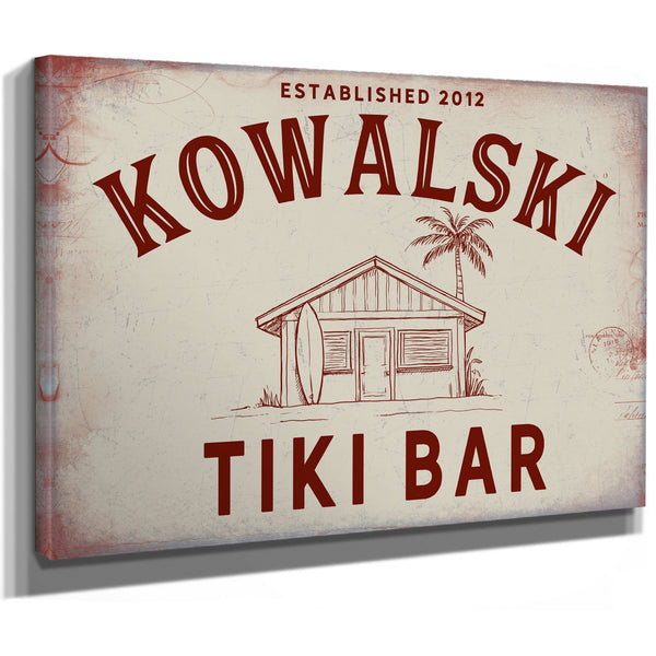 Personalized Tiki Bar Sign, Est. Year, image 9