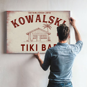 Personalized Tiki Bar Sign, Est. Year, image 10
