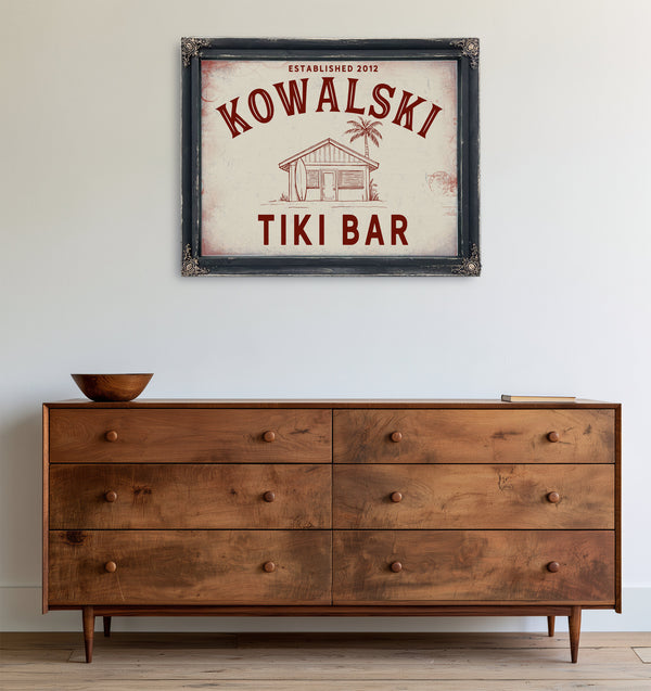 Personalized Tiki Bar Sign, Est. Year, image 21