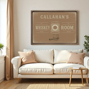 Personalized Whiskey Room Sign, Est. Year, image 5