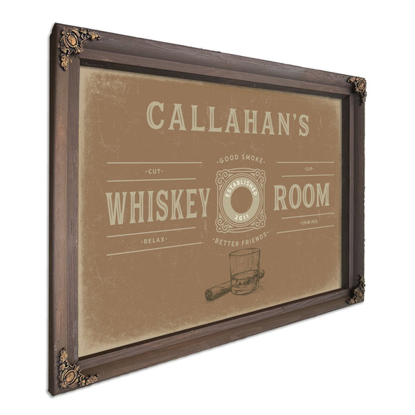 Personalized Whiskey Room Sign, Est. Year, image 7