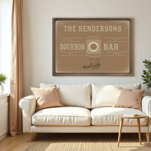 Personalized Bourbon Bar Sign, Est. Year, image 5