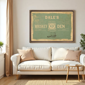 Personalized Whiskey Den Sign, Est. Year, image 5