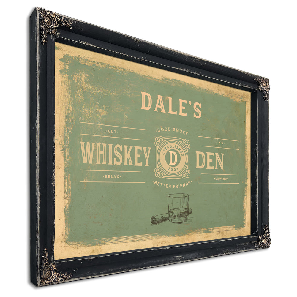 Personalized Whiskey Den Sign, Est. Year, image 8