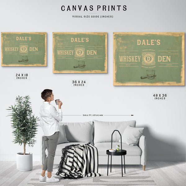 Personalized Whiskey Den Sign, Est. Year, image 11