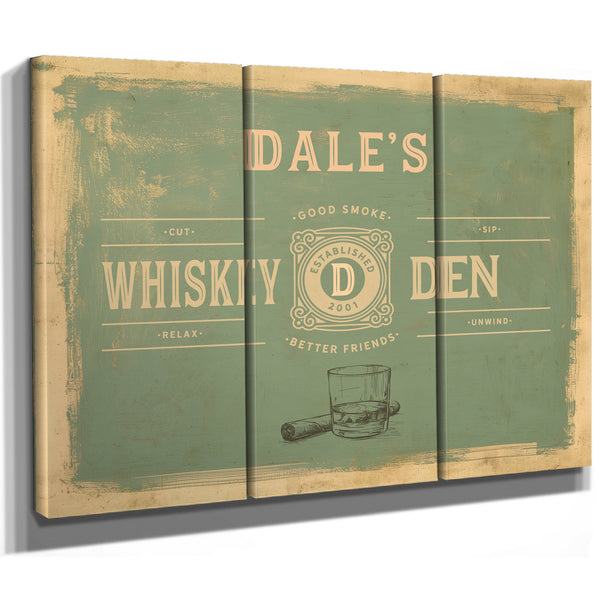 Personalized Whiskey Den Sign, Est. Year, image 15