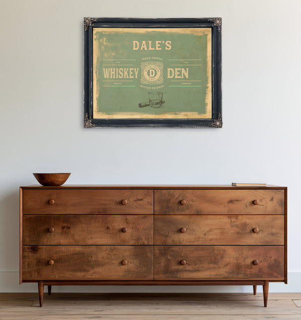 Personalized Whiskey Den Sign, Est. Year, image 21