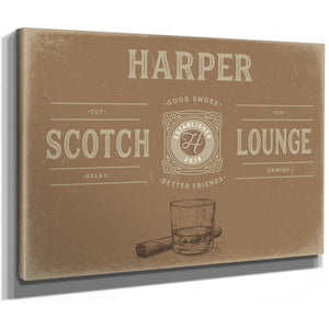 Personalized Scotch Lounge Sign, Est. Year, image 9