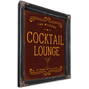 Personalized Cocktail Lounge Sign, Stirred With Love, image 1