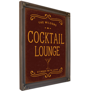Personalized Cocktail Lounge Sign, Stirred With Love, image 4