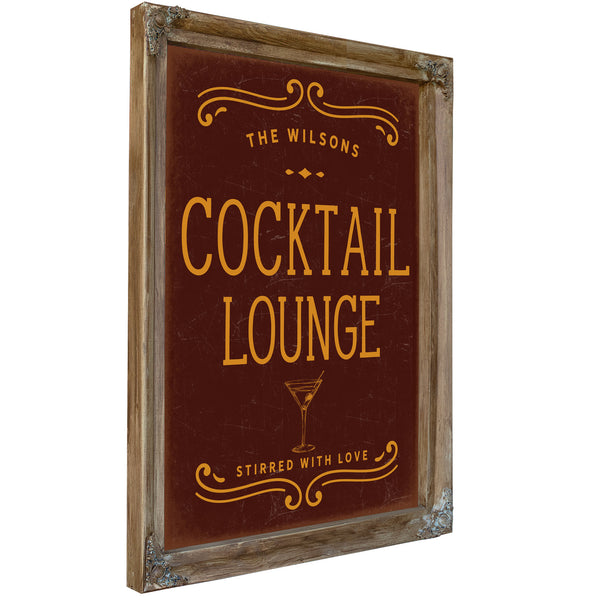 Personalized Cocktail Lounge Sign, Stirred With Love, image 7