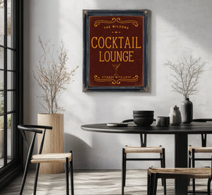 Personalized Cocktail Lounge Sign, Stirred With Love, image 9