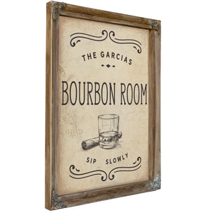 Personalized Bourbon Room Sign, Sip Slowly, image 7