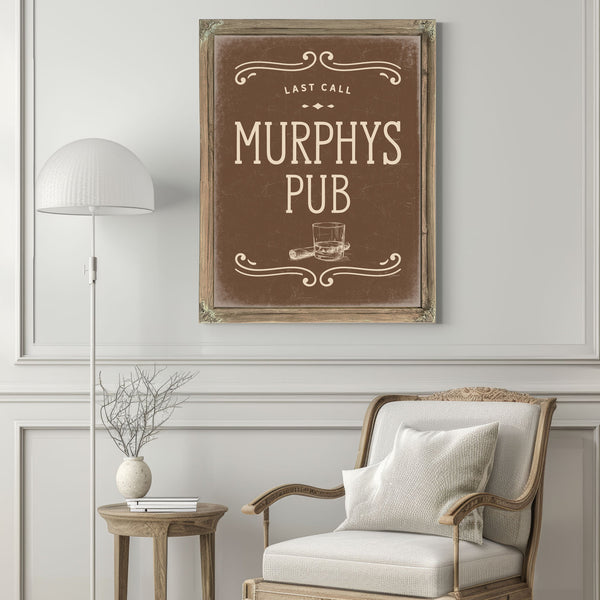 Personalized Pub Sign, Last Call, image 5