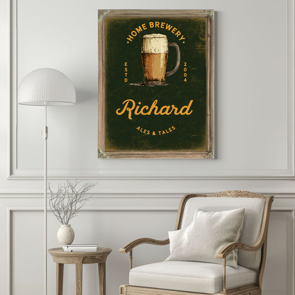 Personalized Bar Sign, Ales & Tales, image 5