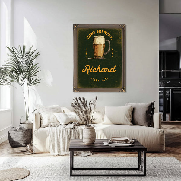 Personalized Bar Sign, Ales & Tales, image 6