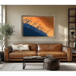 Aerial Beach Scene With Long Sunset Shadows by Bella Frye