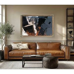 Aerial Urban Alley Dense City Buildings by Bella Frye