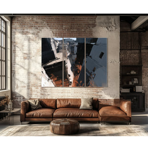 Aerial Urban Alley Dense City Buildings by Bella Frye