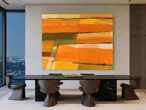 Aerial View Of Autumn Harvest Fields by Bella Frye