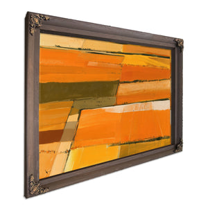 Aerial View Of Autumn Harvest Fields by Bella Frye