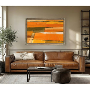 Aerial View Of Autumn Harvest Fields by Bella Frye