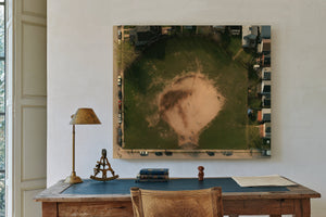 Aerial View Baseball Diamond Neighborhood Park by Bella Frye