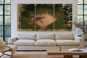Aerial View Baseball Diamond Neighborhood Park by Bella Frye