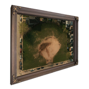 Aerial View Baseball Diamond Neighborhood Park by Bella Frye
